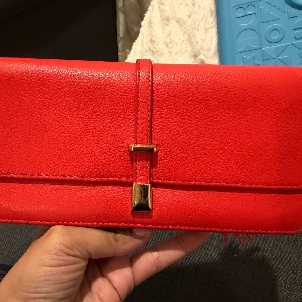 Vince Camuto Red Leather Wallet